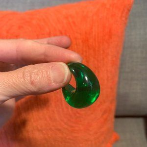 Kate Spade chunky green earrings